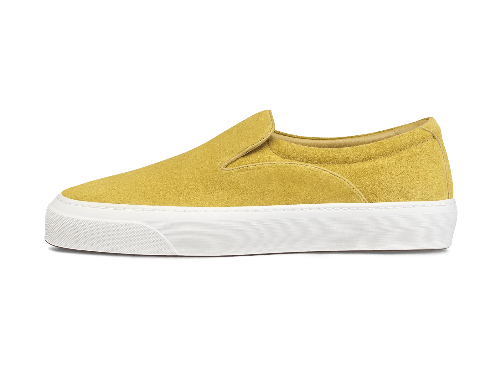 Beat Trainer in Cornmeal Yellow Glove Suede