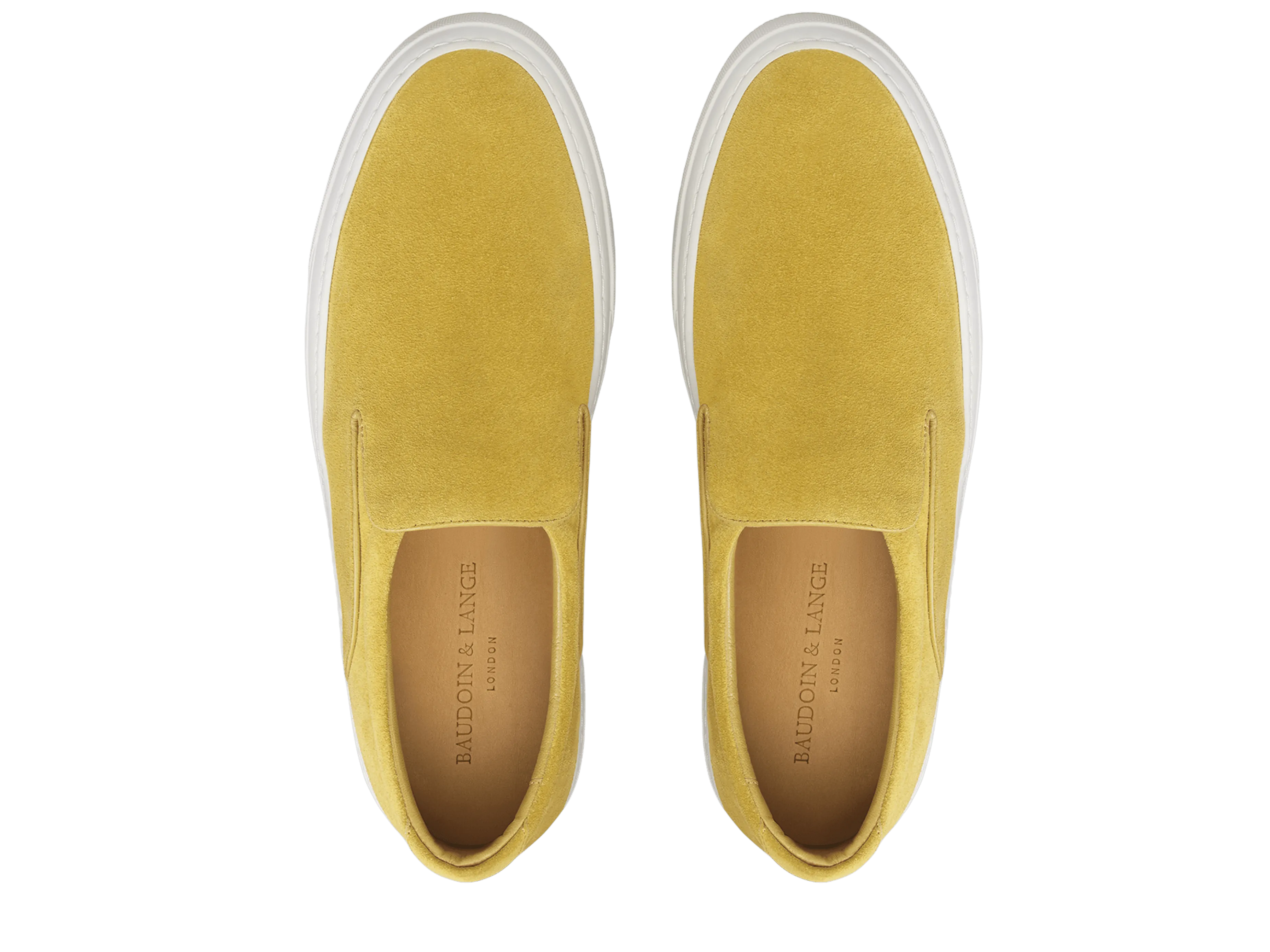 Beat Trainer in Cornmeal Yellow Glove Suede