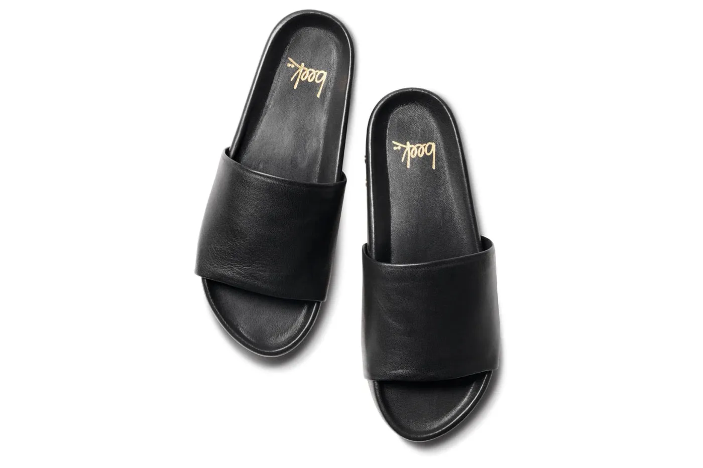 Beek Black Pelican Platform Sandal