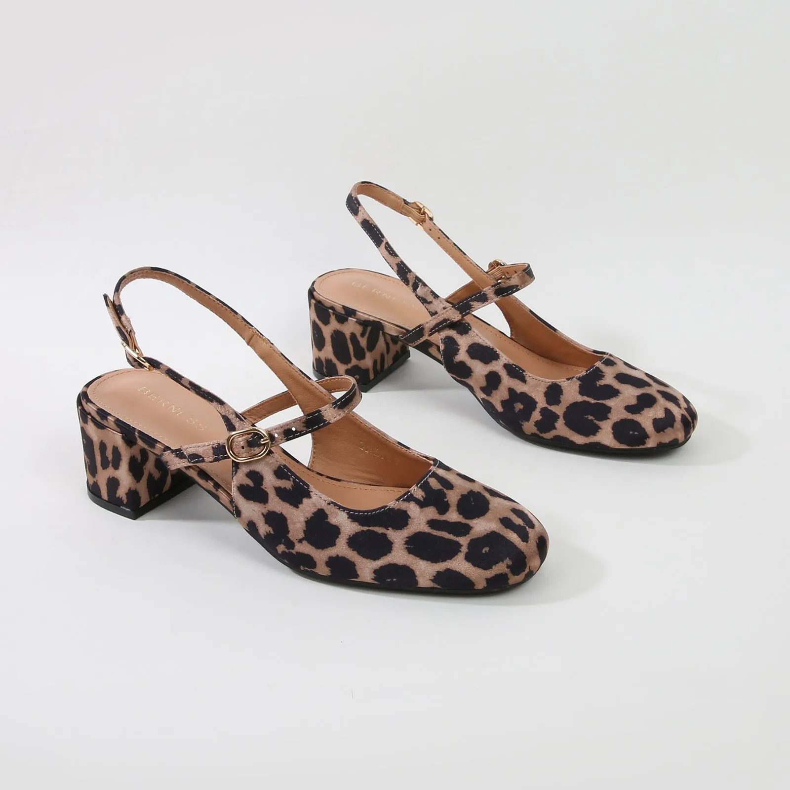 Birdie Patent Finish Mary Jane Block Heels