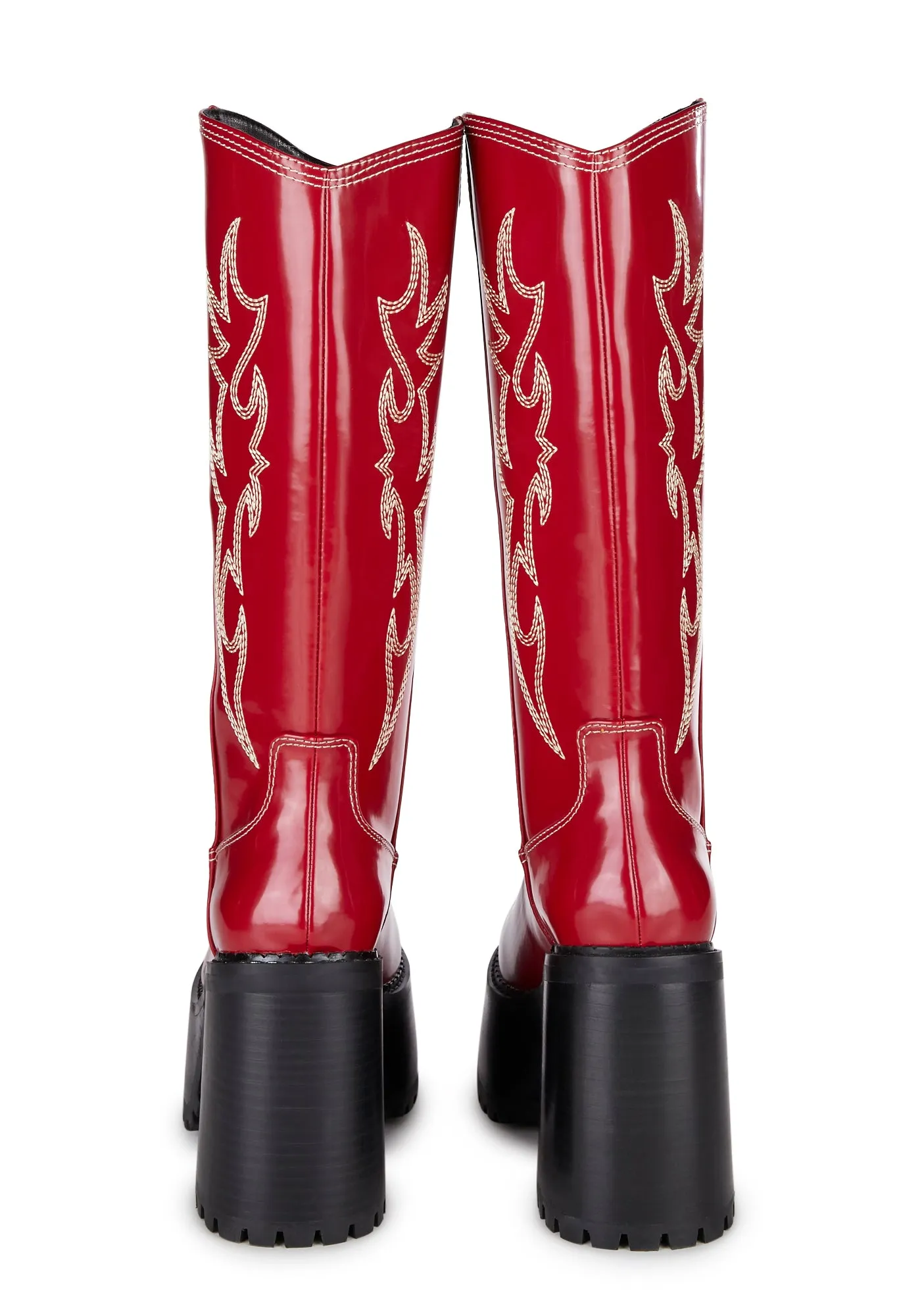 Canyon Town Western Boots - Red