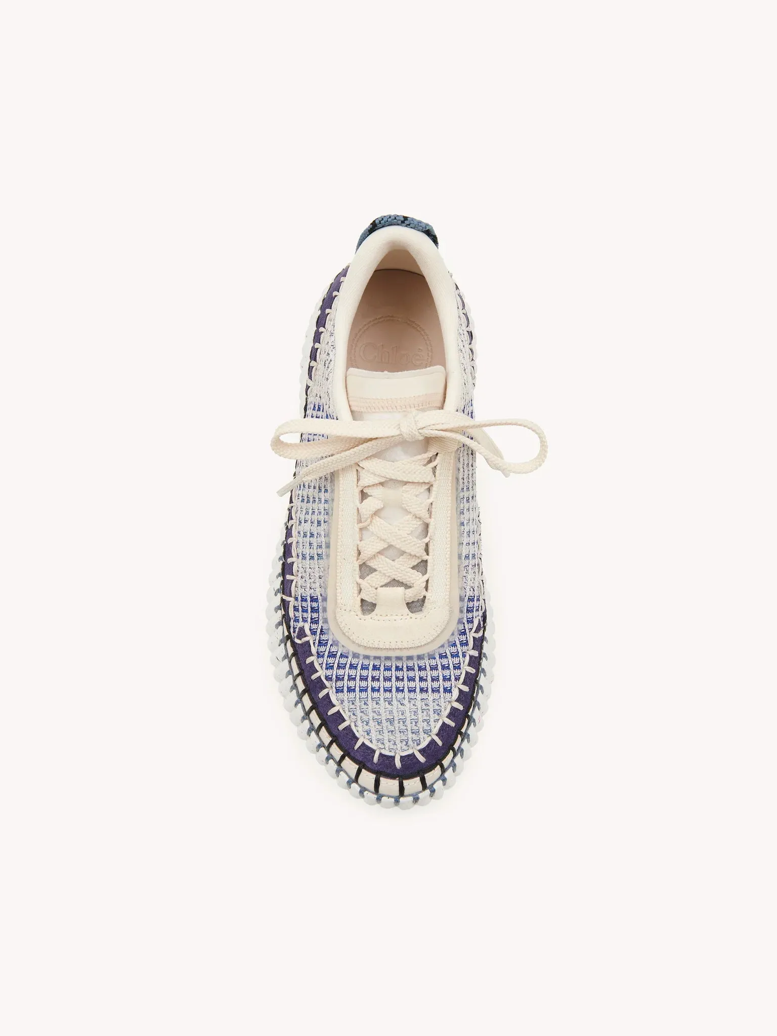 CHLOÉ NAMA MESH SNEAKER COSMIC BLUE