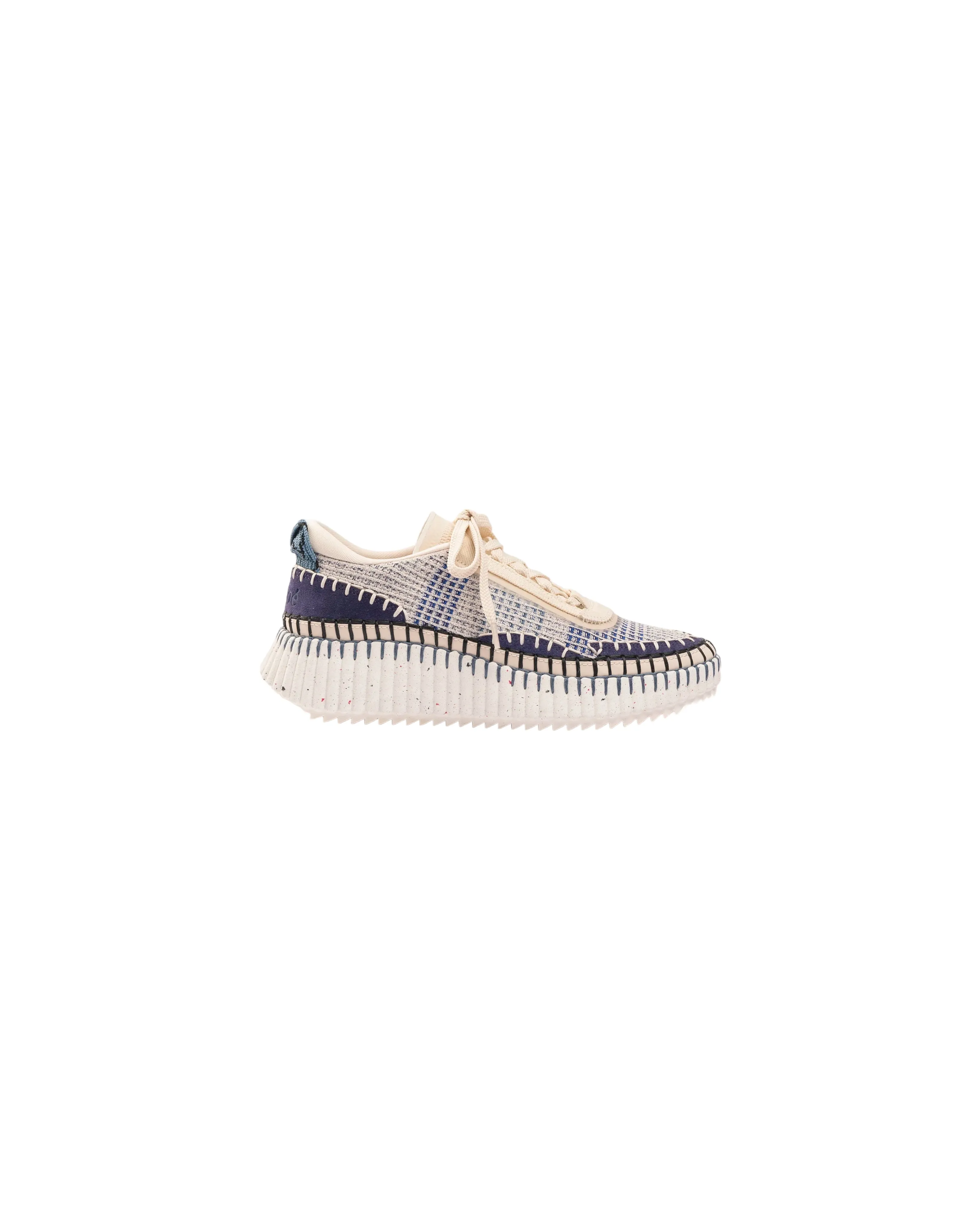 CHLOÉ NAMA MESH SNEAKER COSMIC BLUE