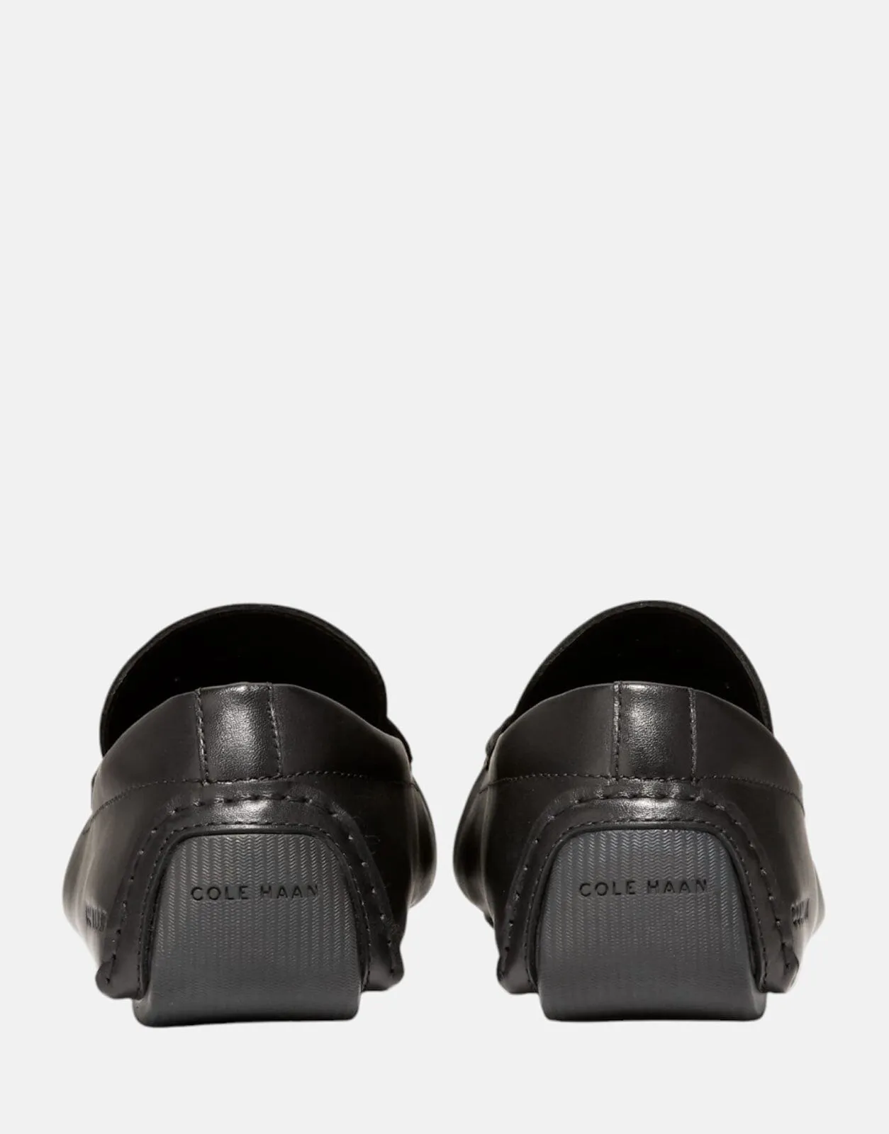 Cole Haan Grand Laser Bit Driving Black Loafers