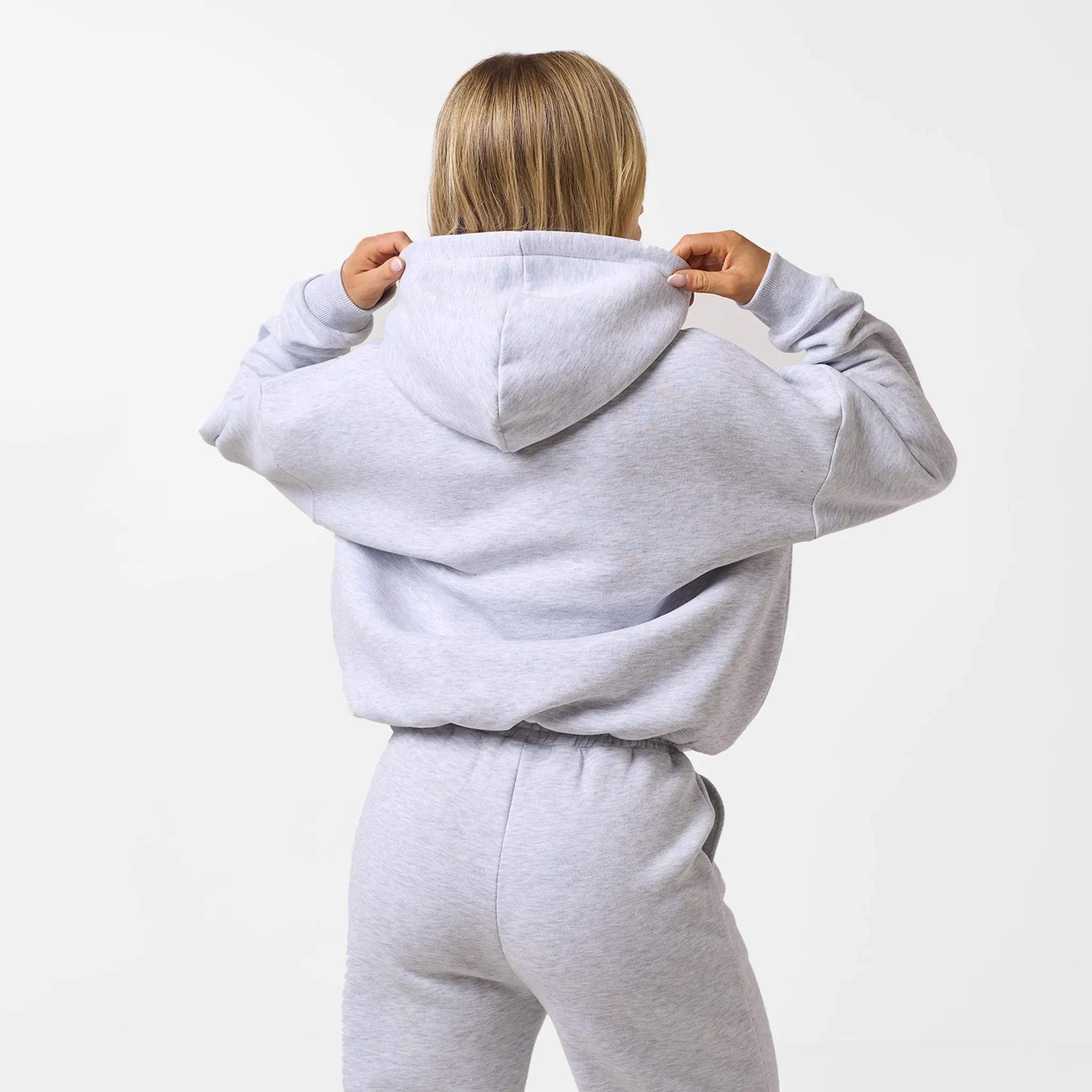 Core Logo Hoodie | Grey Marl