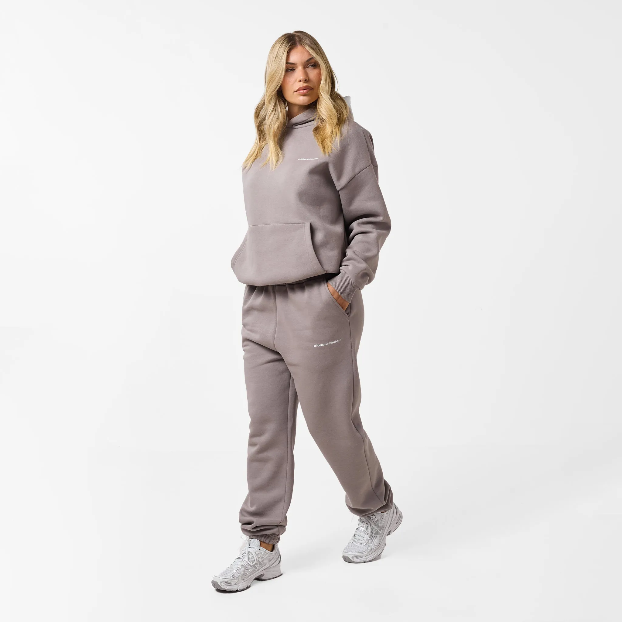 Core Logo Hoodie | Pebble