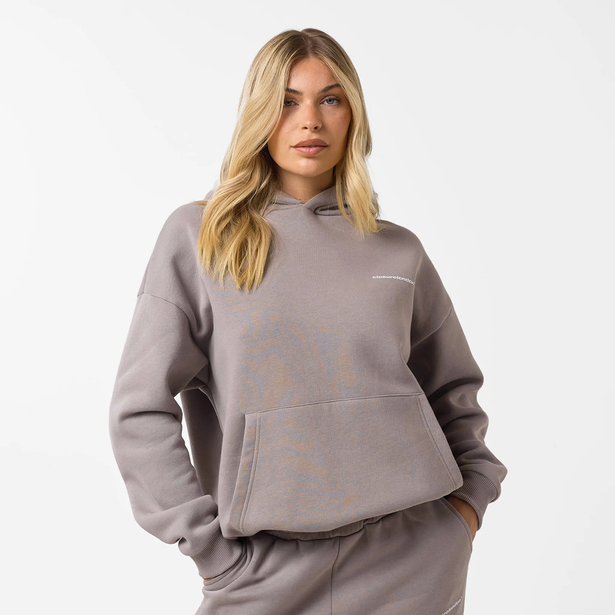 Core Logo Hoodie | Pebble
