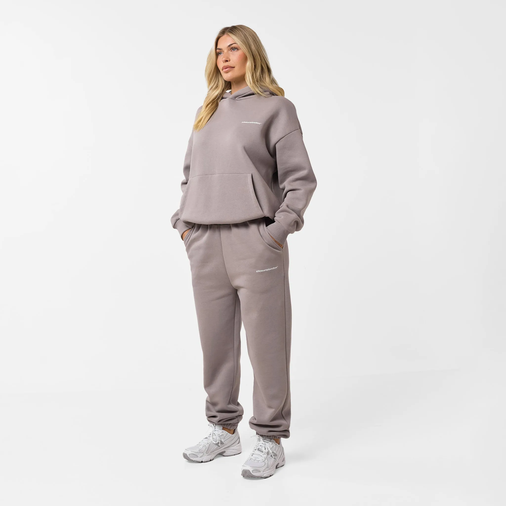 Core Logo Hoodie | Pebble