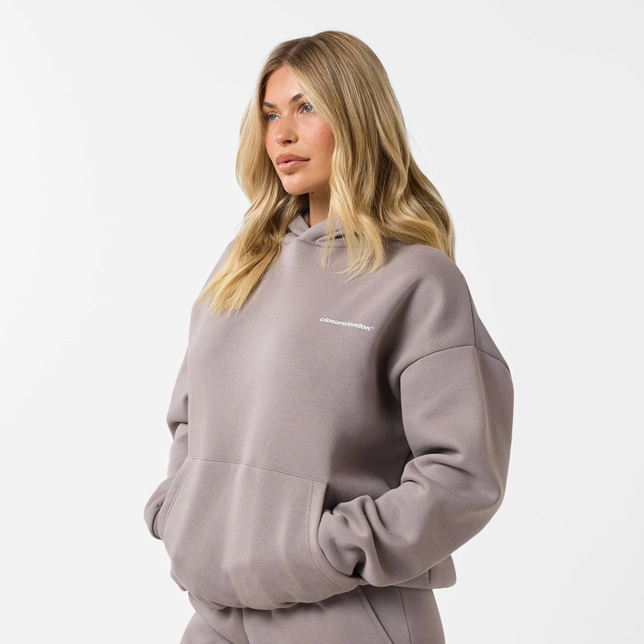 Core Logo Hoodie | Pebble