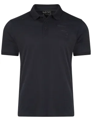 Cotton Polo Shirt in True Navy - Dissident