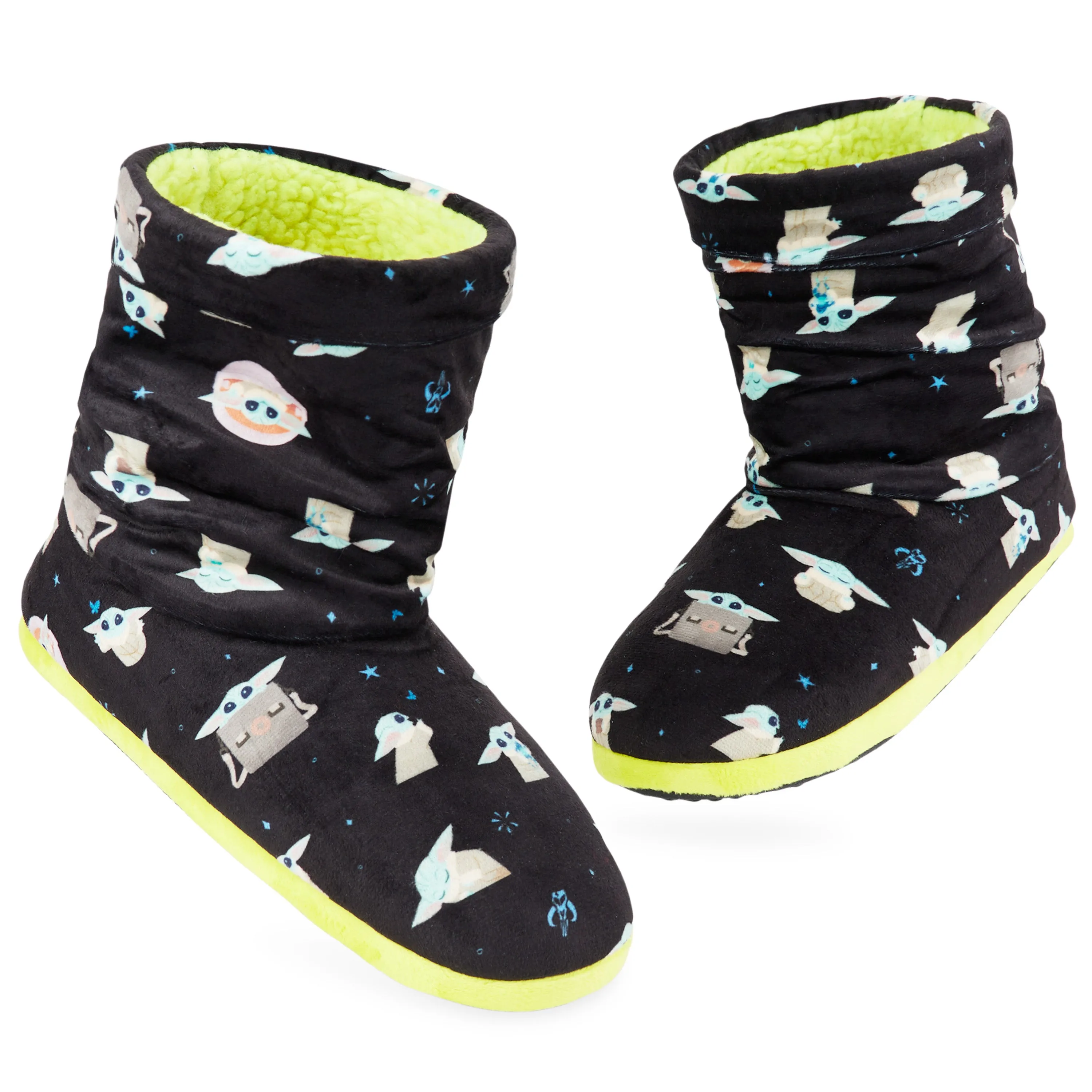Disney Boot Slippers Women and Teenagers - BABY YODA