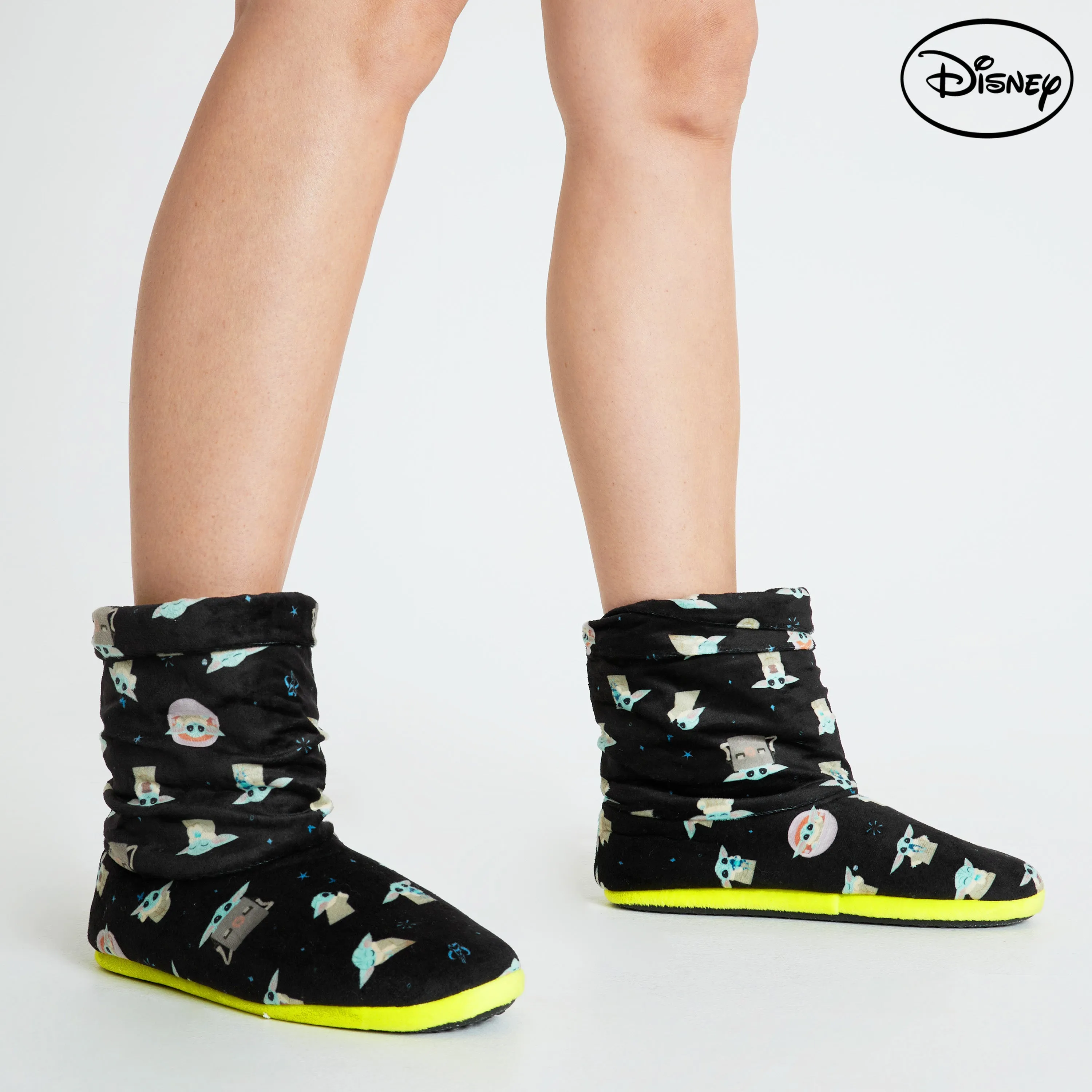 Disney Boot Slippers Women and Teenagers - BABY YODA