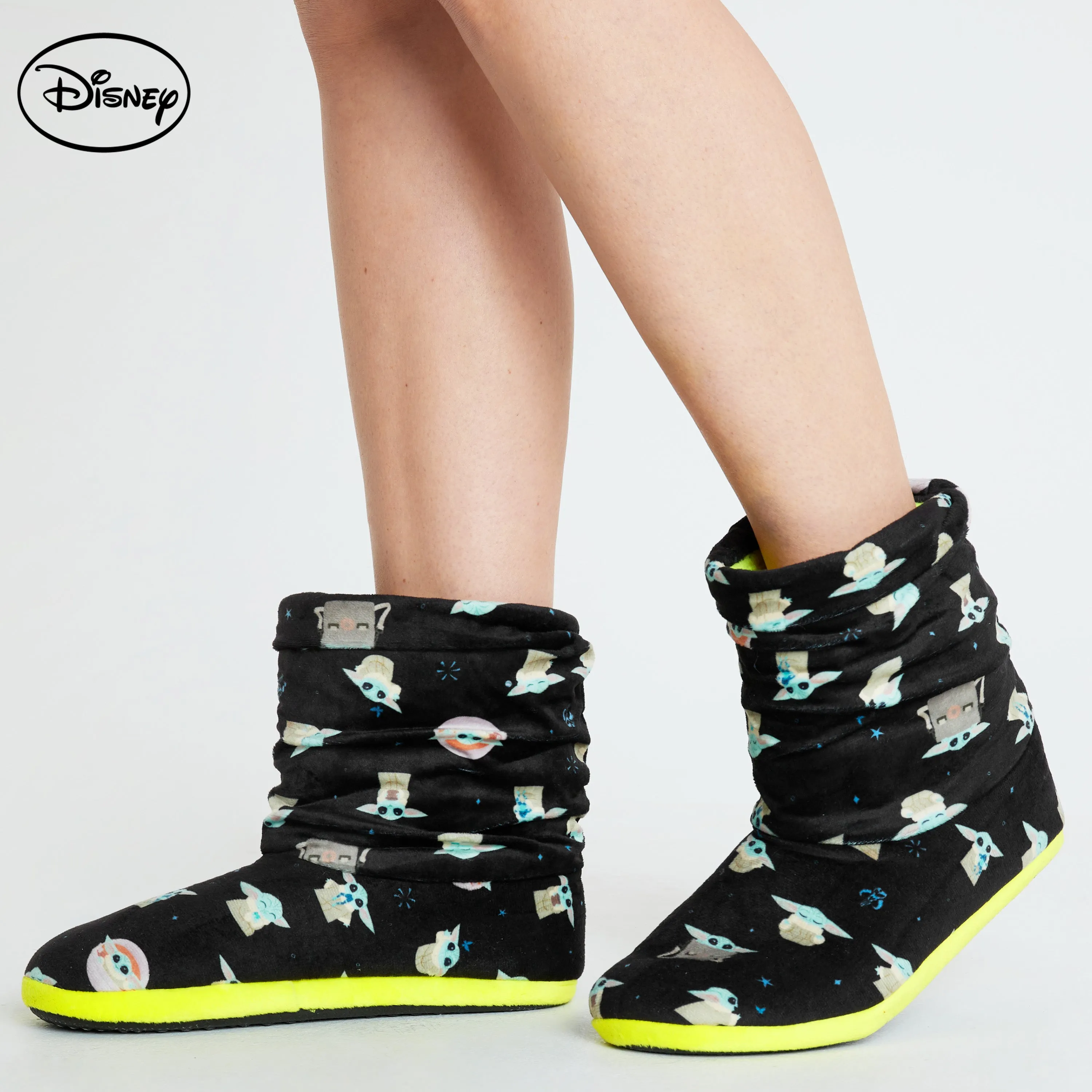 Disney Boot Slippers Women and Teenagers - BABY YODA