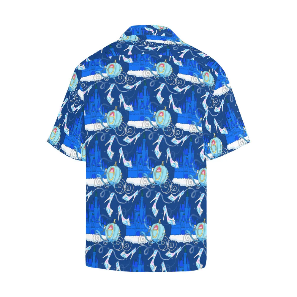Disney Cinderella Glass Slippers Hawaiian Shirt