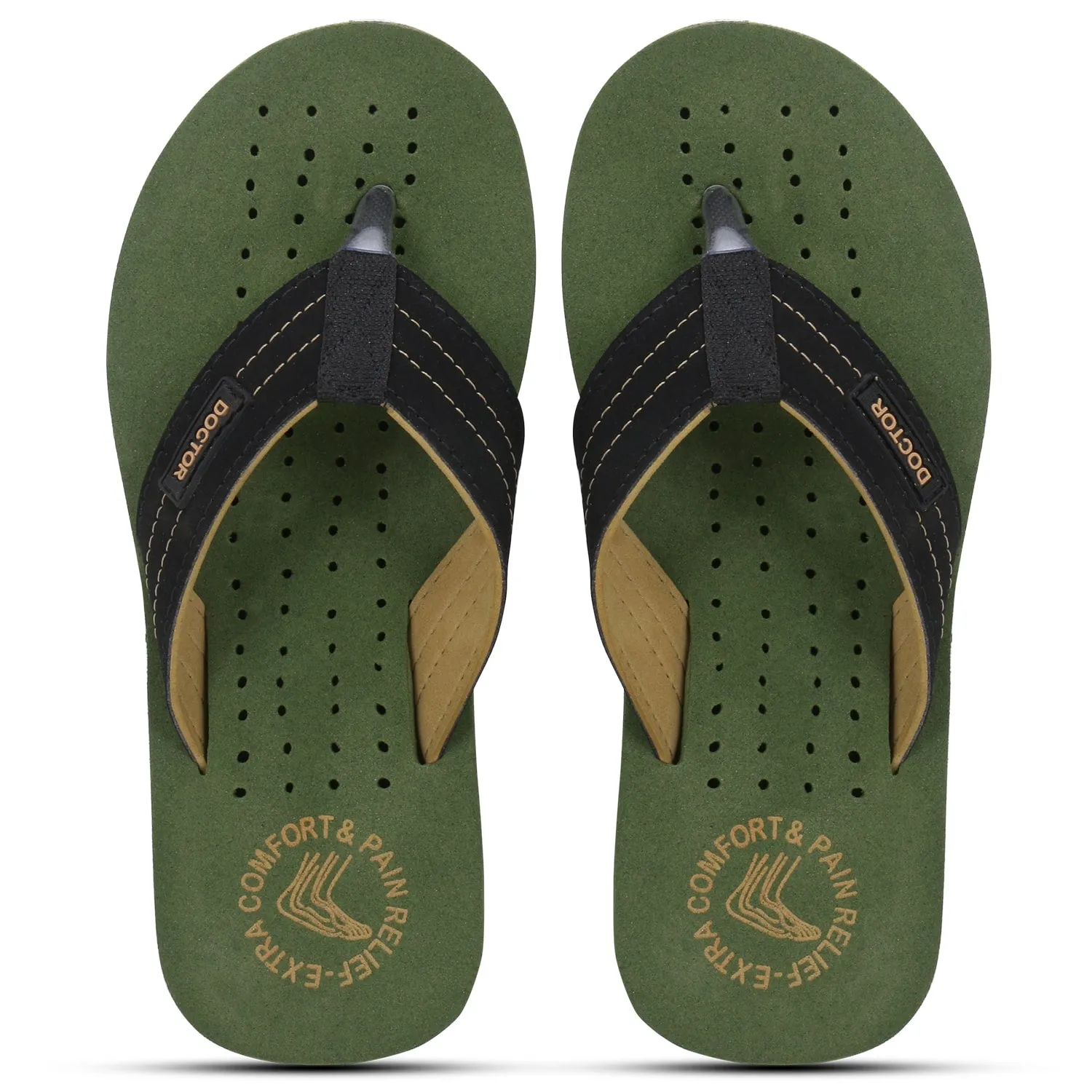 DOCTOR EXTRA SOFT D-28 Slipper Ortho Care Super Comfort Doctor Slipper, Dr. Slipper, Flip-Flop, Slides and House Slipper for Men's-Boys