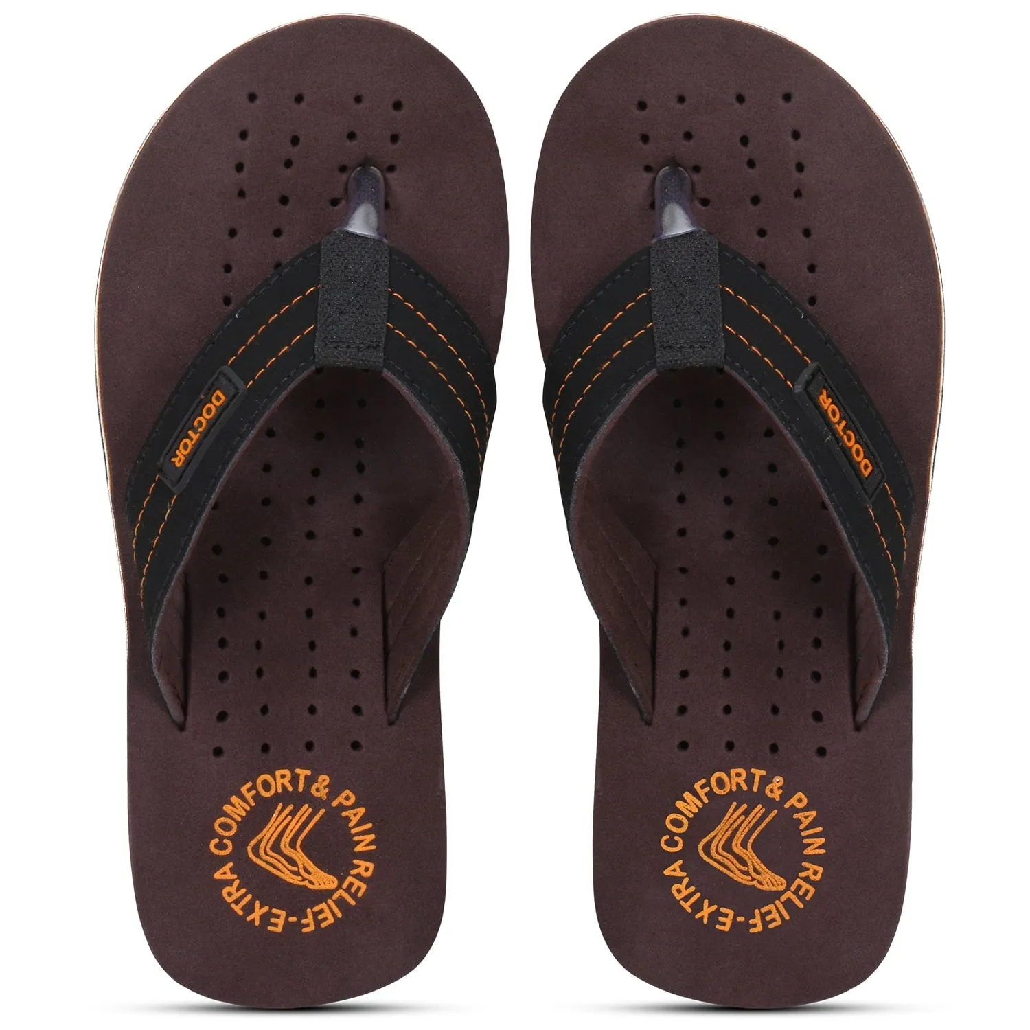DOCTOR EXTRA SOFT D-28 Slipper Ortho Care Super Comfort Doctor Slipper, Dr. Slipper, Flip-Flop, Slides and House Slipper for Men's-Boys