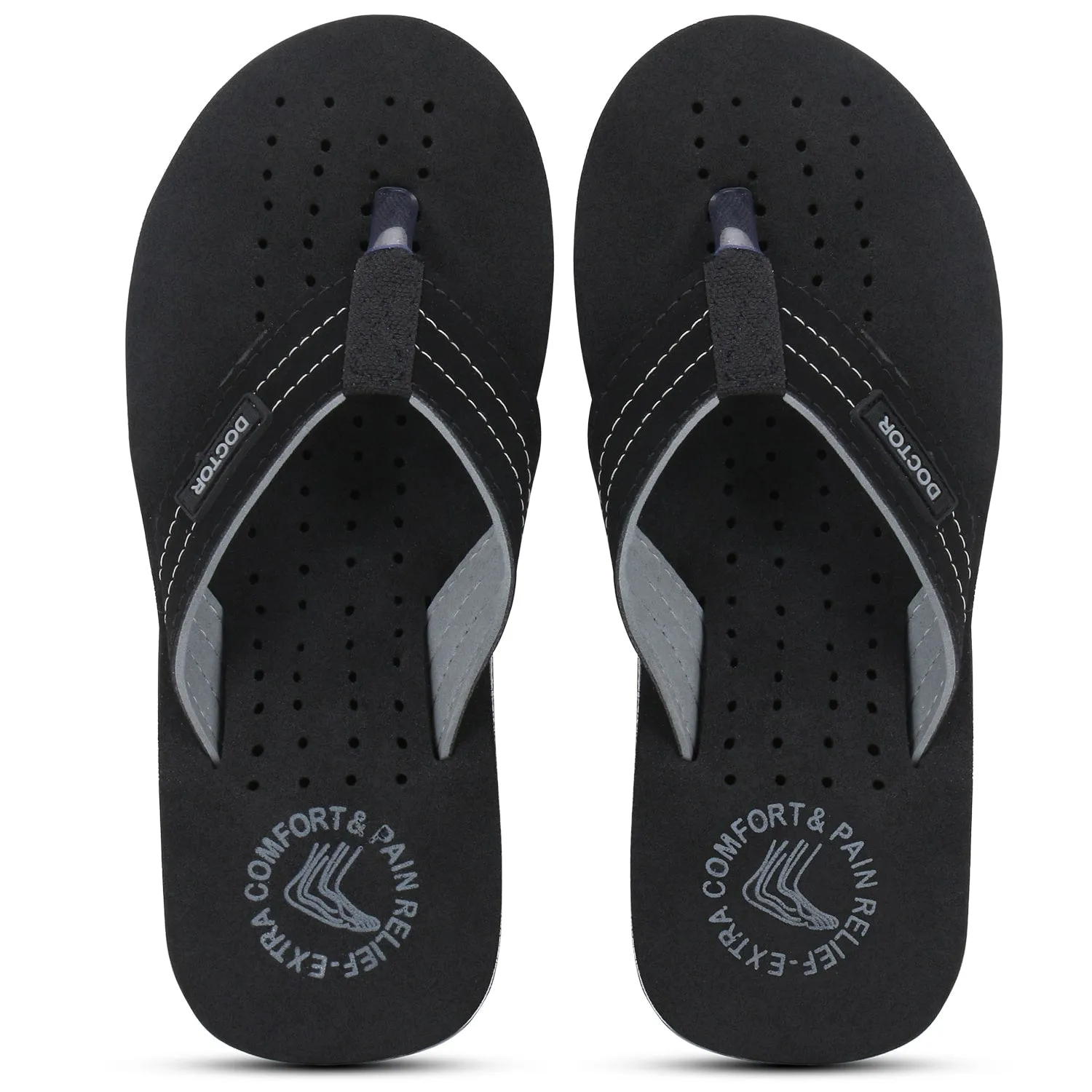 DOCTOR EXTRA SOFT D-28 Slipper Ortho Care Super Comfort Doctor Slipper, Dr. Slipper, Flip-Flop, Slides and House Slipper for Men's-Boys