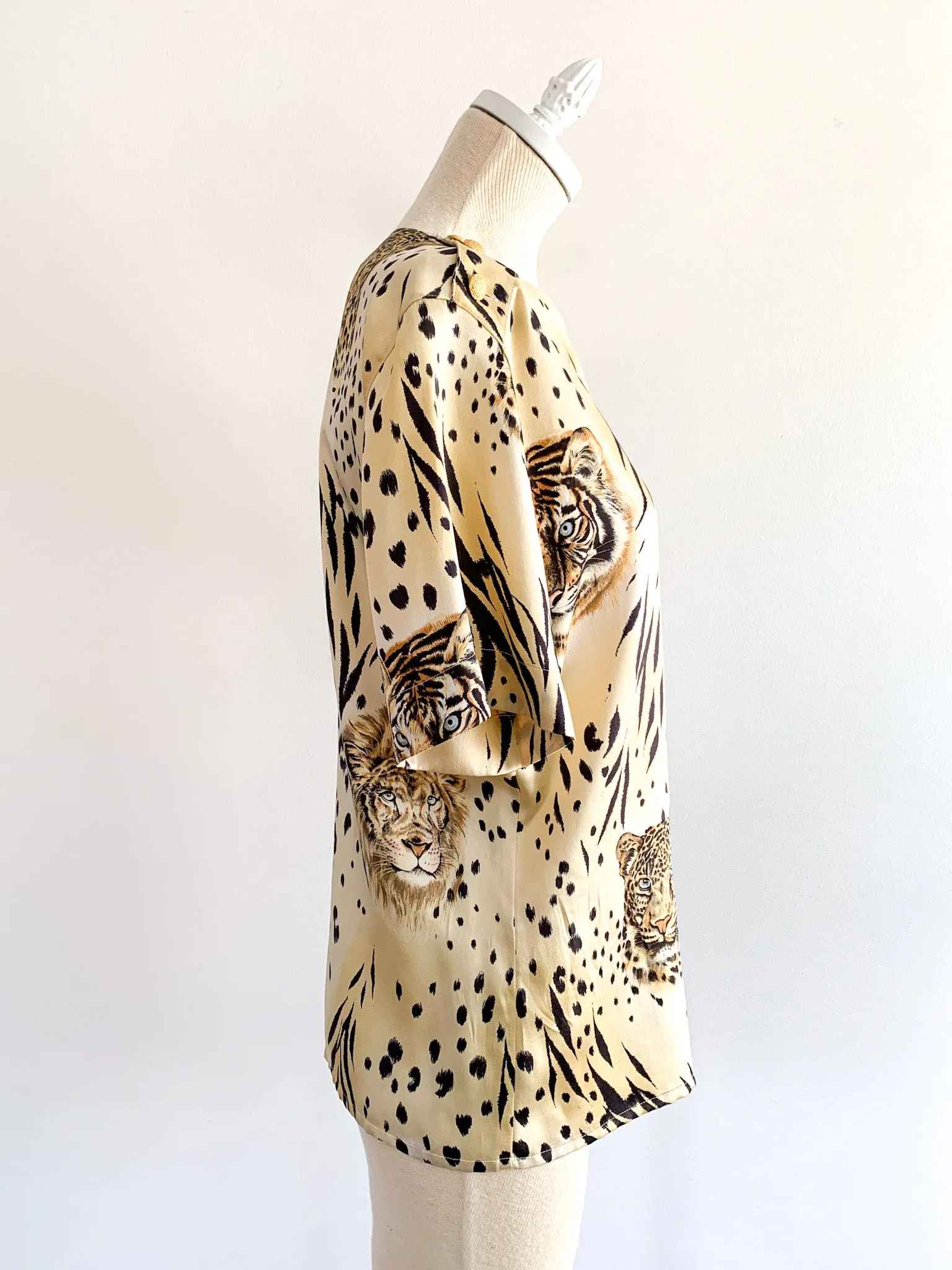 Escada Silk Tiger Blouse