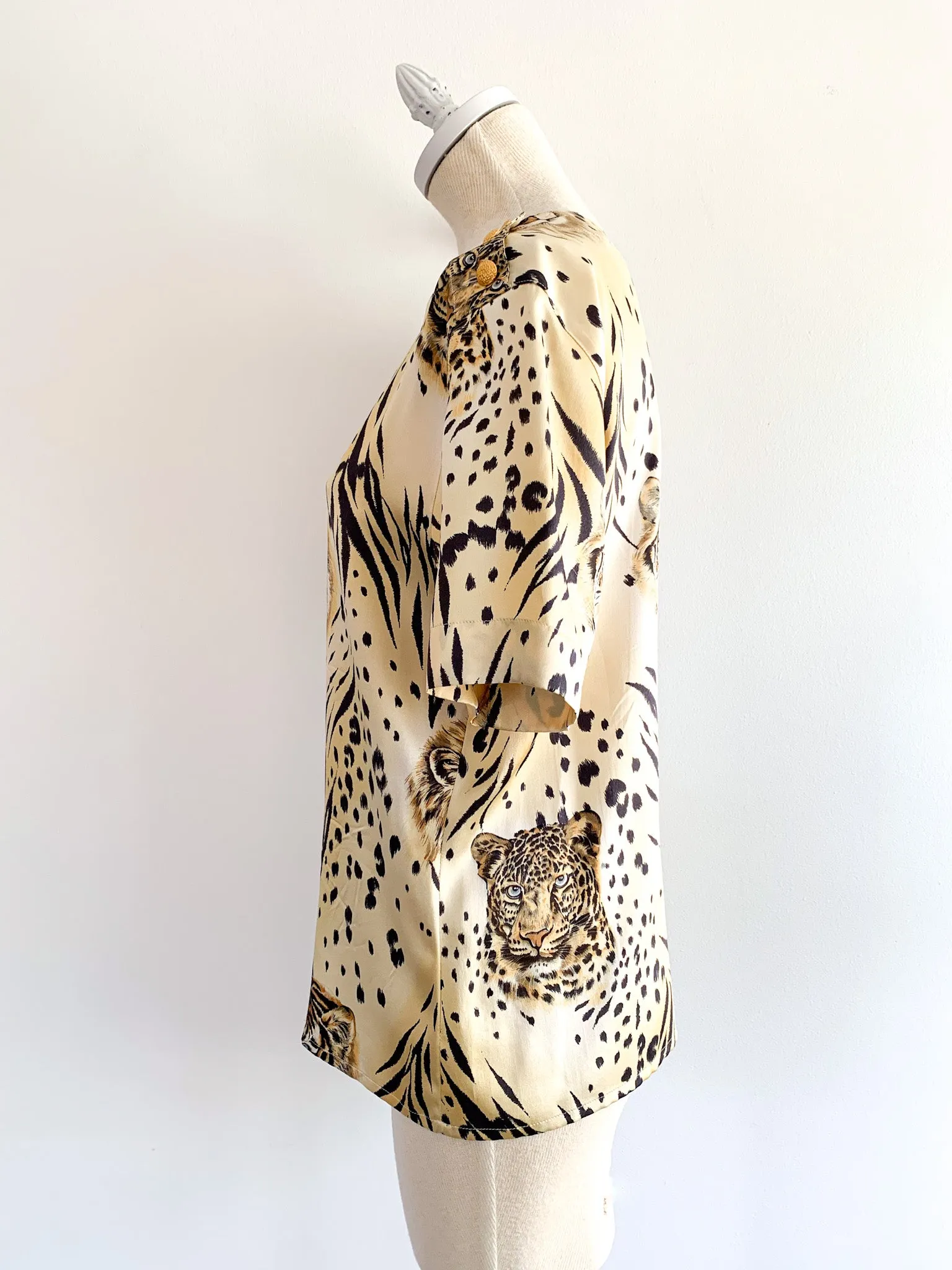 Escada Silk Tiger Blouse
