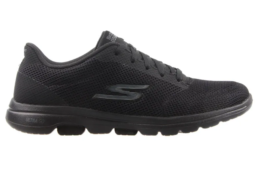 GO WALK 5-LUCKY BLACK/BLACK LA