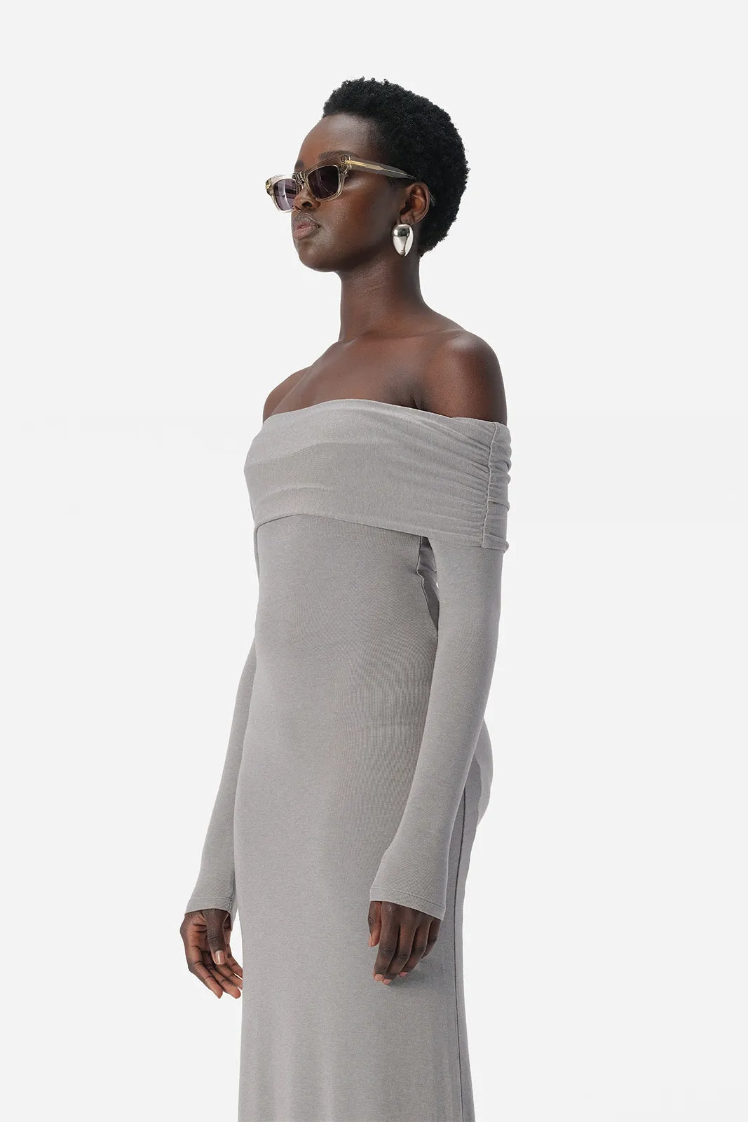 Harpa Dress Grey Marle