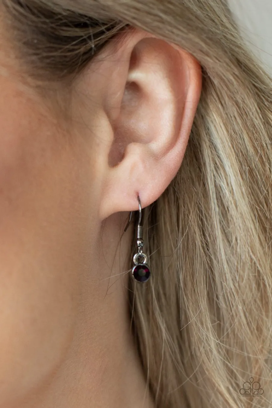 Head OVAL Heels - Purple Necklace