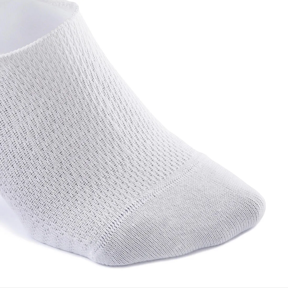 Invisible walking socks - pack of 2 pairs - white/grey