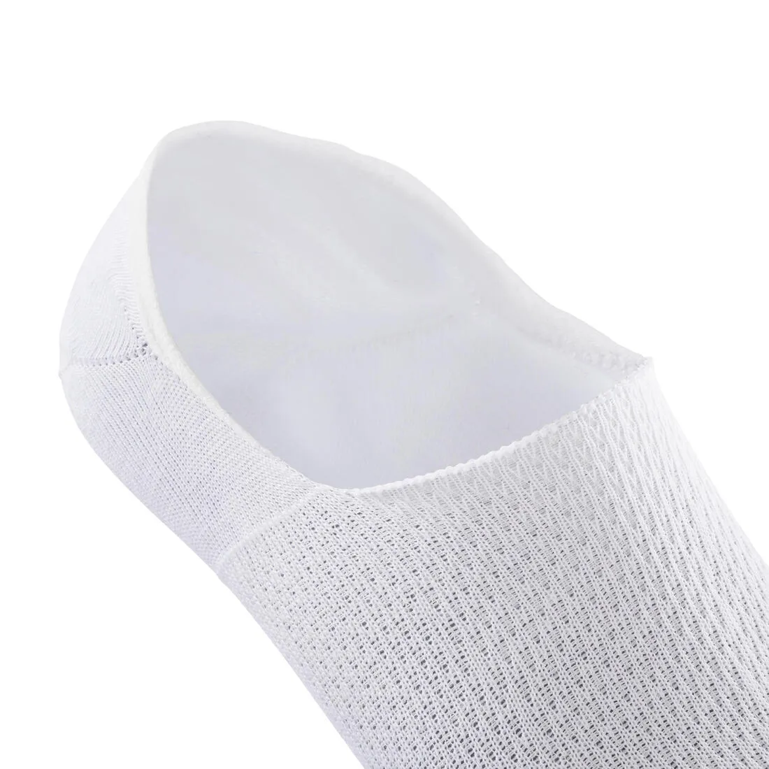 Invisible walking socks - pack of 2 pairs - white/grey