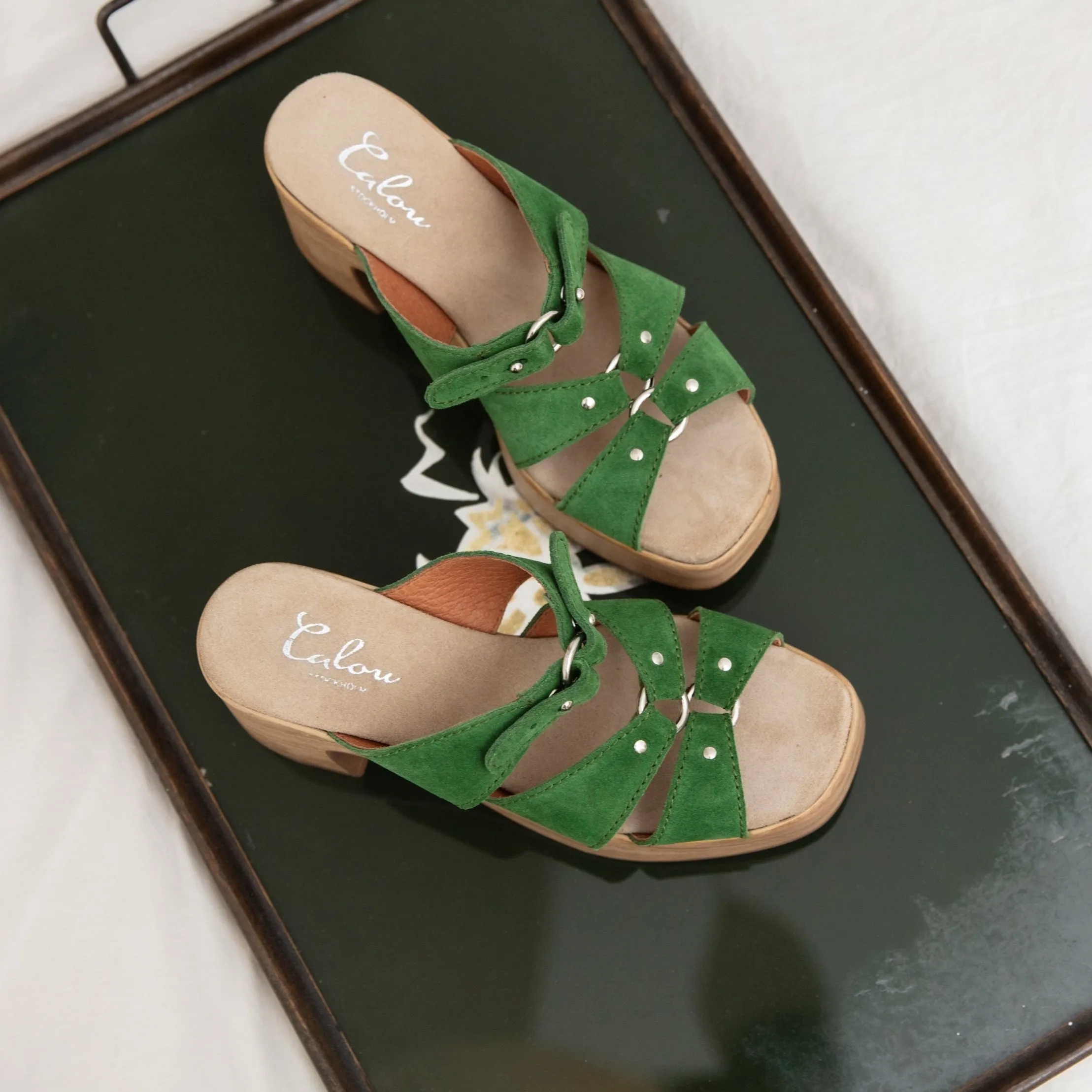 Jenny Green Suede
