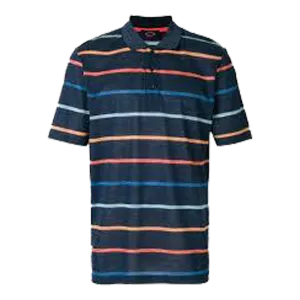 Knitted Striped Polo