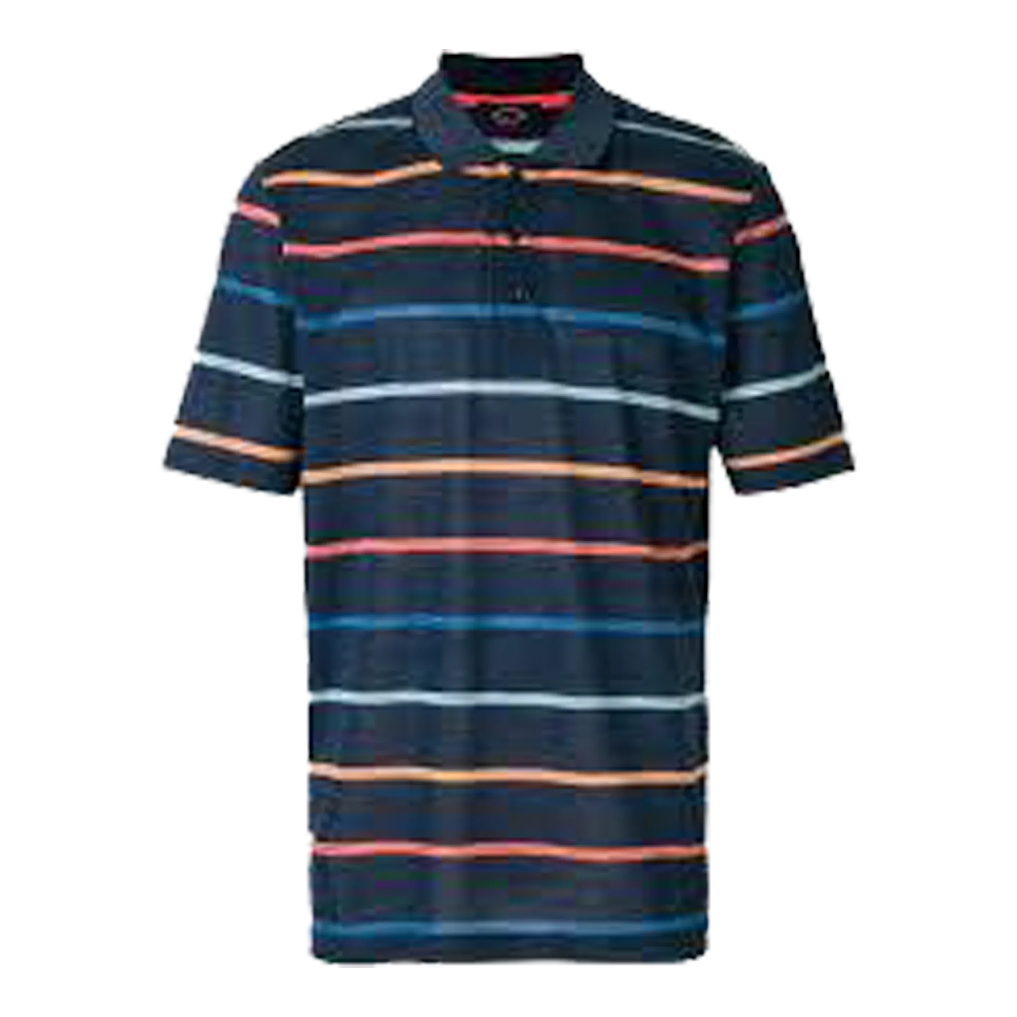 Knitted Striped Polo