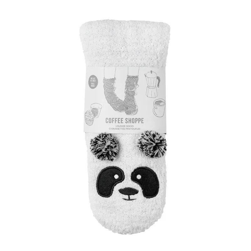 LatteLove Marshmallow Panda Sock