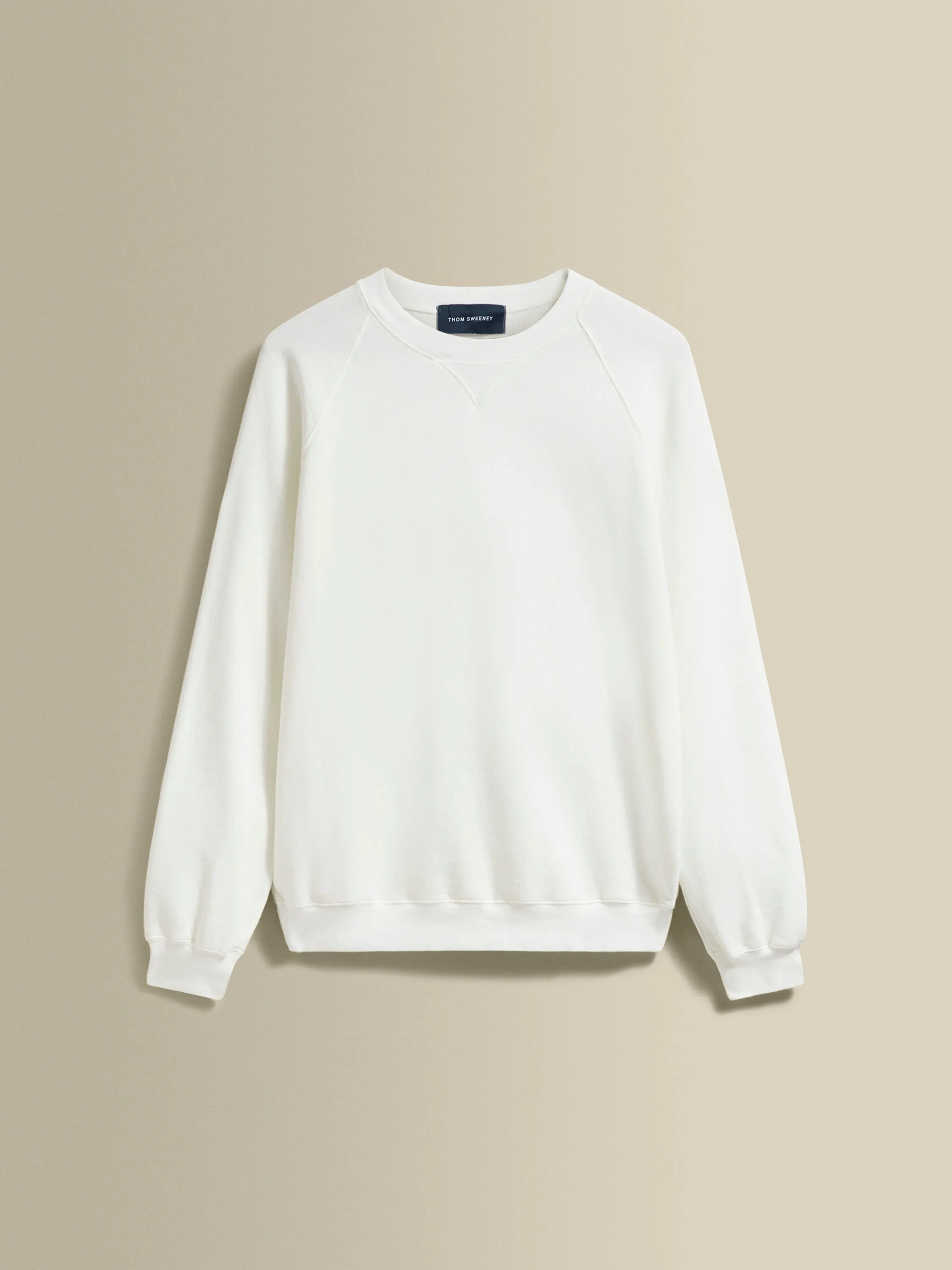 Loopback Cotton Raglan Sweater