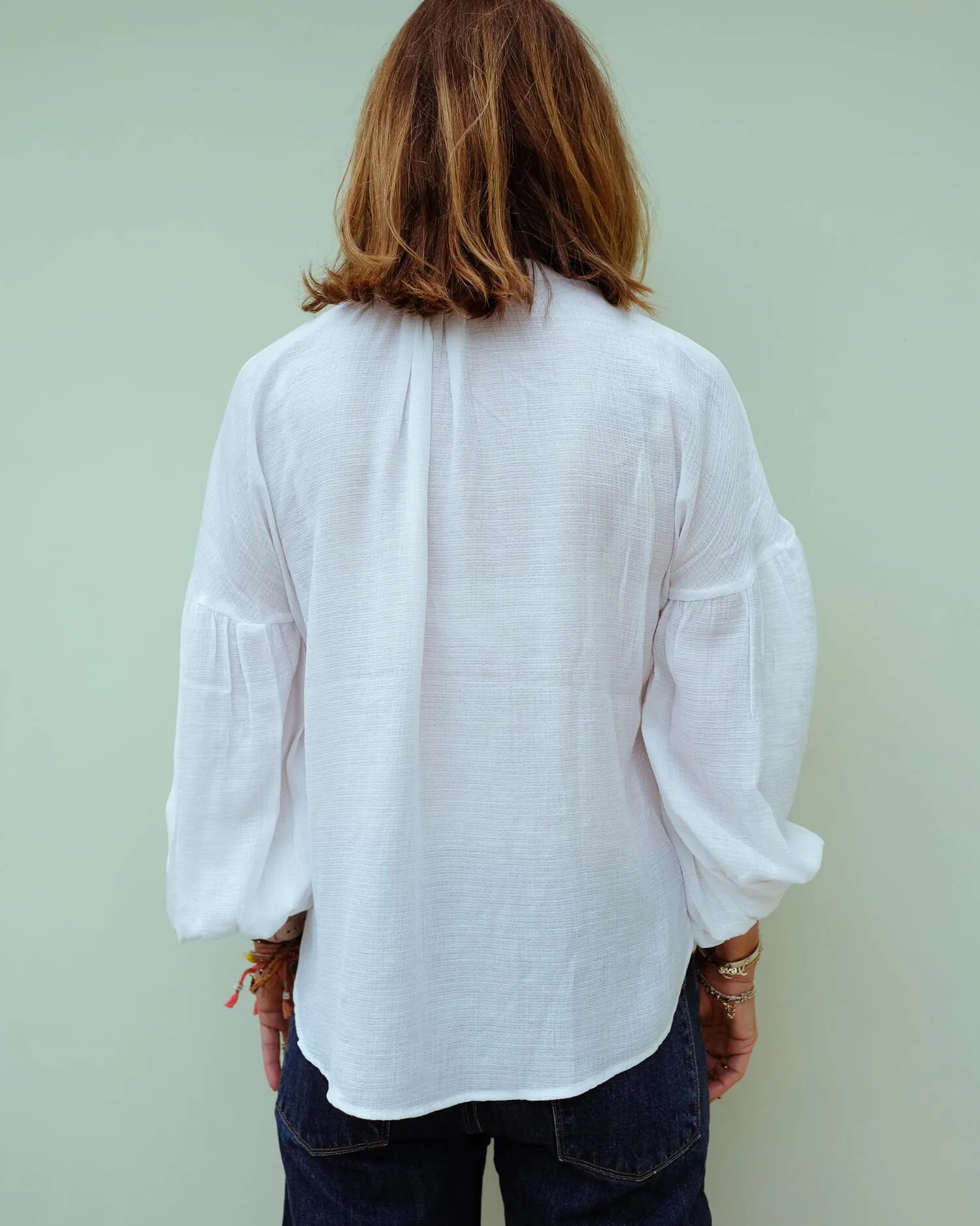 M Meter blouse in ivory