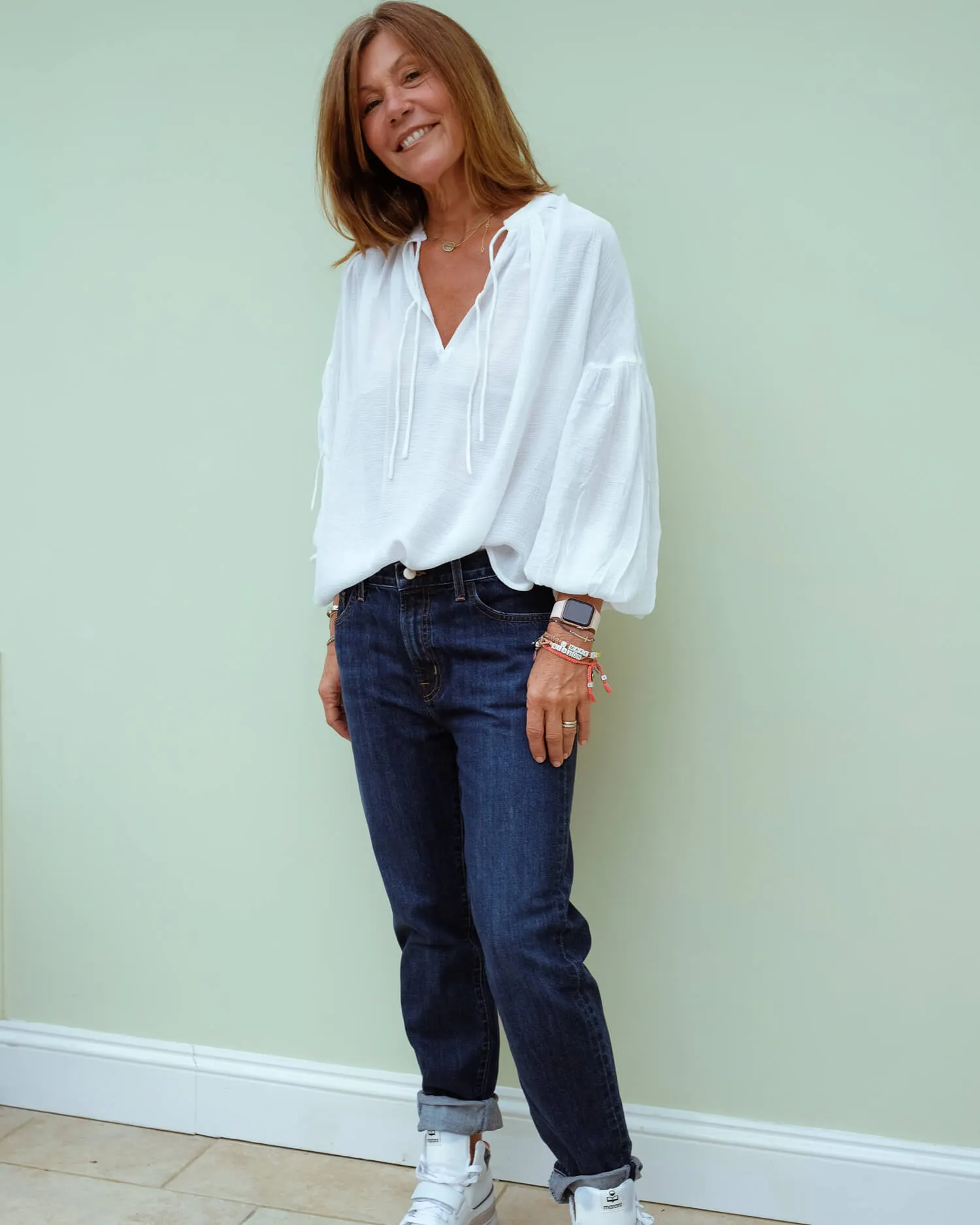 M Meter blouse in ivory