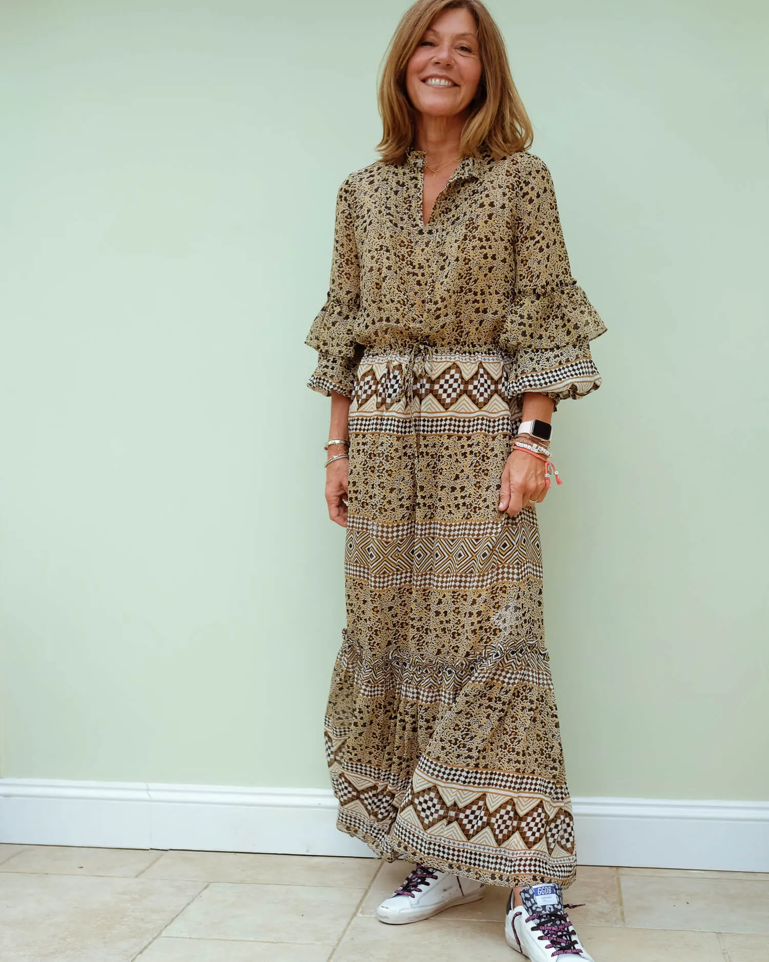 M Mitella dress in sienna