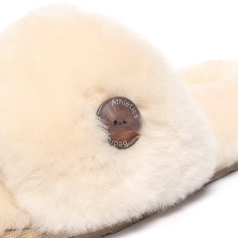 Madison - Sheepskin Slider - Natural