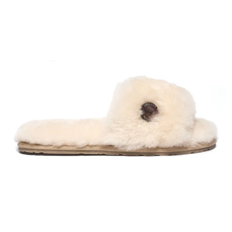 Madison - Sheepskin Slider - Natural