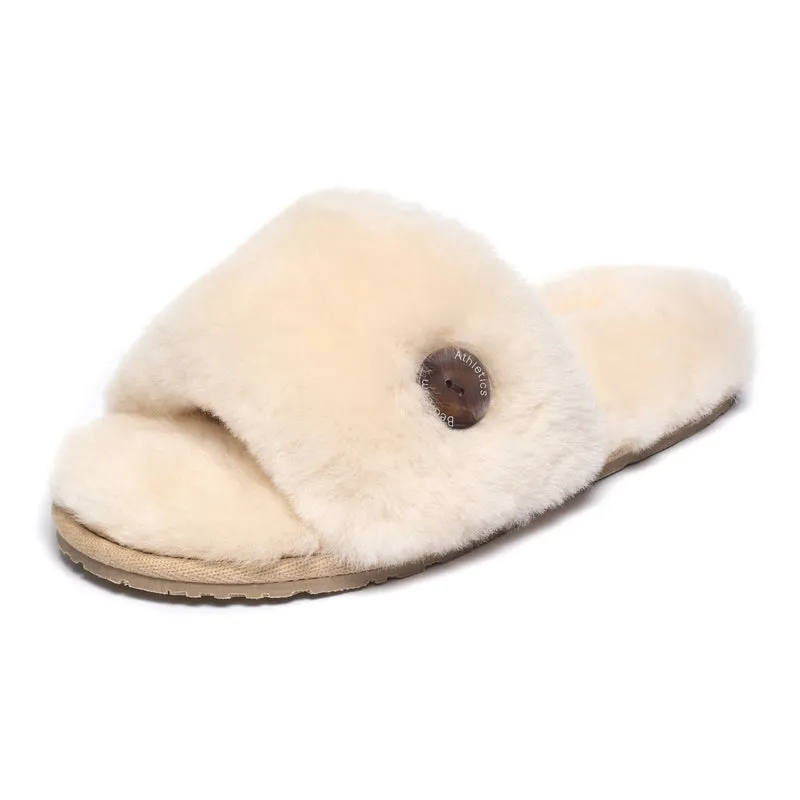 Madison - Sheepskin Slider - Natural