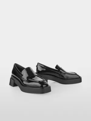 Marc Cain Black Low shoes in brush-off leather