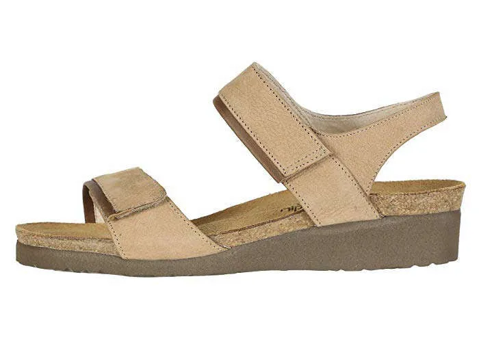 Naot Womens Aisha Nude Nubuck Saddle Brown