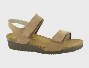 Naot Womens Aisha Nude Nubuck Saddle Brown