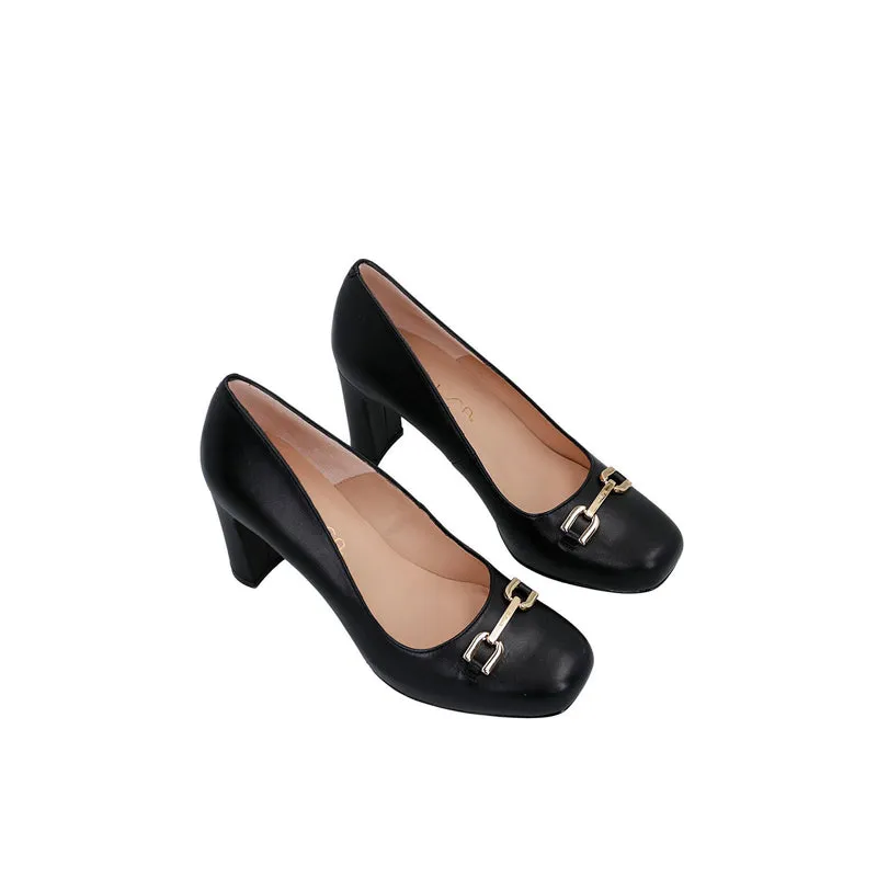 Naron Women's Heels Pumps- Black