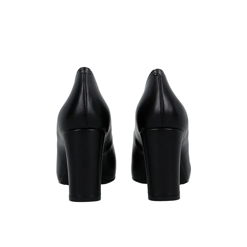 Naron Women's Heels Pumps- Black