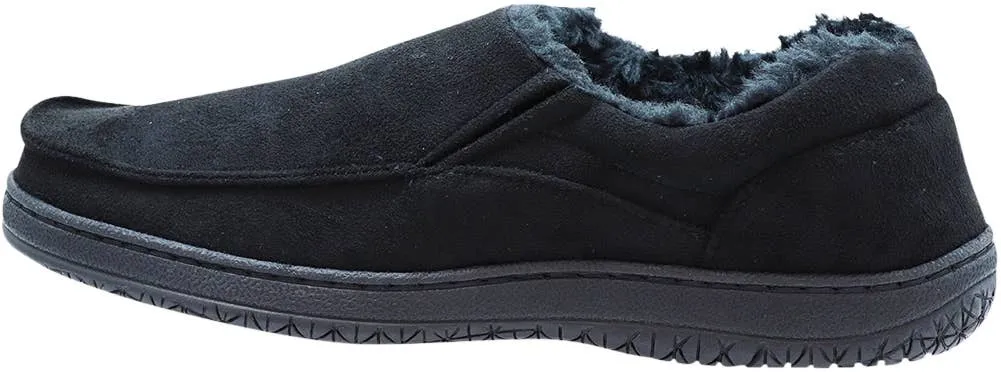 NORTY Mens M-2XL Black Slippers 15092