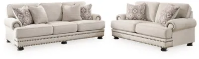 (Online Special Price) Merrimore Linen Sofa and Loveseat