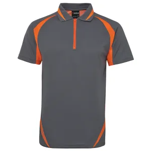 The Zip Poly Polo | Short Sleeve | Mens