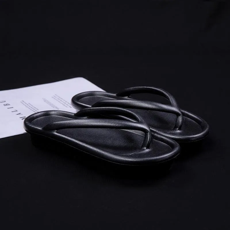 Thick-soled heightened couple non-slip sandals and slippers