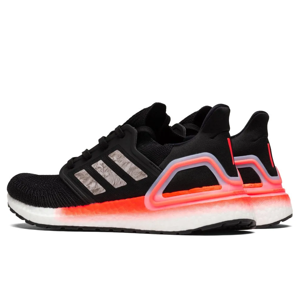Ultraboost 20 - Core Black/Signal Coral