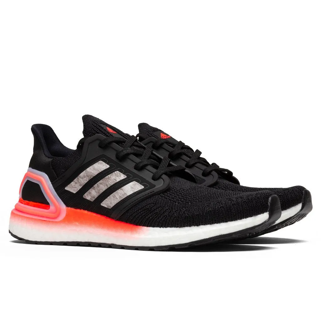 Ultraboost 20 - Core Black/Signal Coral